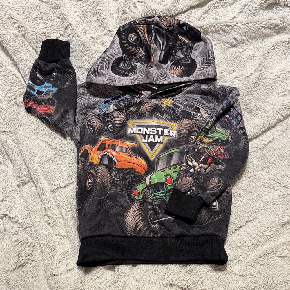 Kids Hoodie - Black and Gray